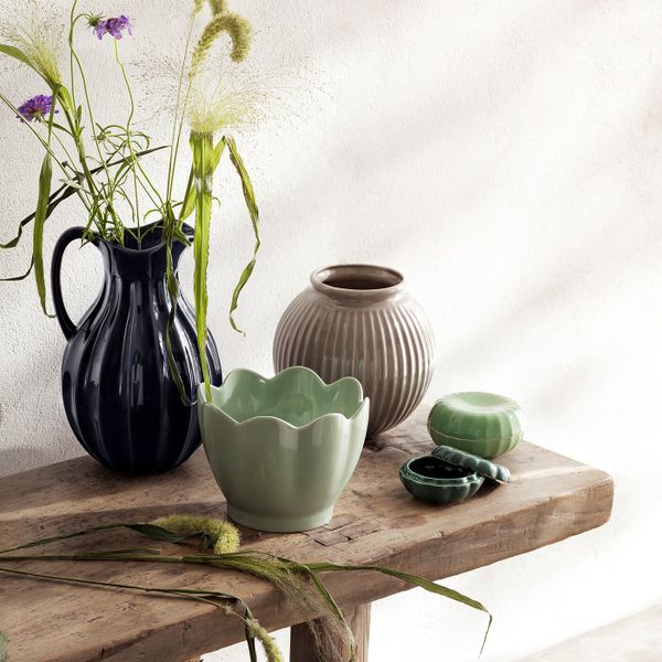 Ваза, серый 18 см IKEA VANLIGEN ВАНЛИГЕН 204.518.31 - фото 2