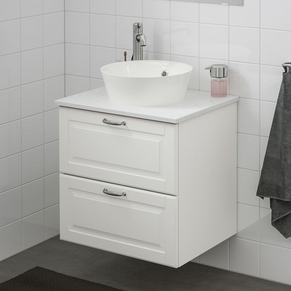 Шкаф со столешницей 40см раковина, 62x49x75 cm IKEA KATTEVIK КАТТЕВИК, GODMORGON ГОДМОРГОН, TOLKEN ТОЛКЕН 093.083.35 - фото 3