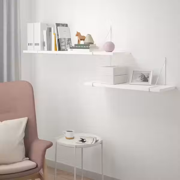 BERGSHULT Полка - белый 80x30 см - фото 5