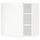 METOD Навесной шкаф с полками - белый/Voxtorp матовый белый 60x60 см