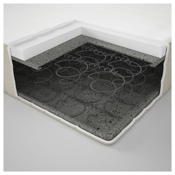 Пружинный матрас, жесткий/бежевый 90x200 см IKEA HAFSLO ХАФСЛО 203.705.47 - фото 5