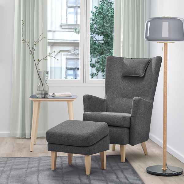 Табурет для ног, наклонный IKEA OMTÄNKSAM 204.693.84 - фото 5