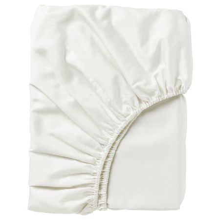 NATTJASMIN Простыня натяжная - белый 90x200 см