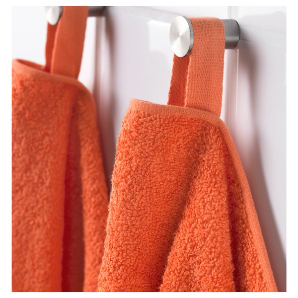 Простыня банная ГЭРЕН, оранжевый (100x150 см) - фото 2