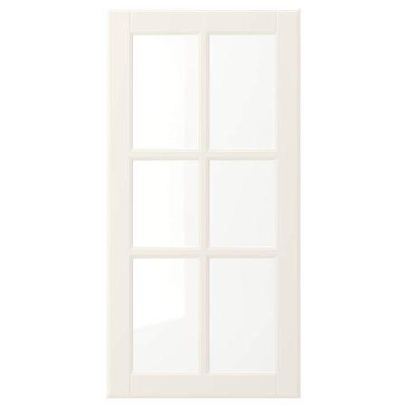Стеклянная дверь, белый с оттенком 40x80 см IKEA BODBYN БУДБИН 703.670.76