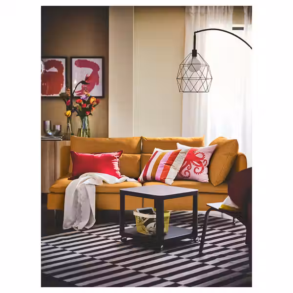 BRUNSTA Абажур для подвесн светильника - чёрный 30 см - схема-чертеж с размерами