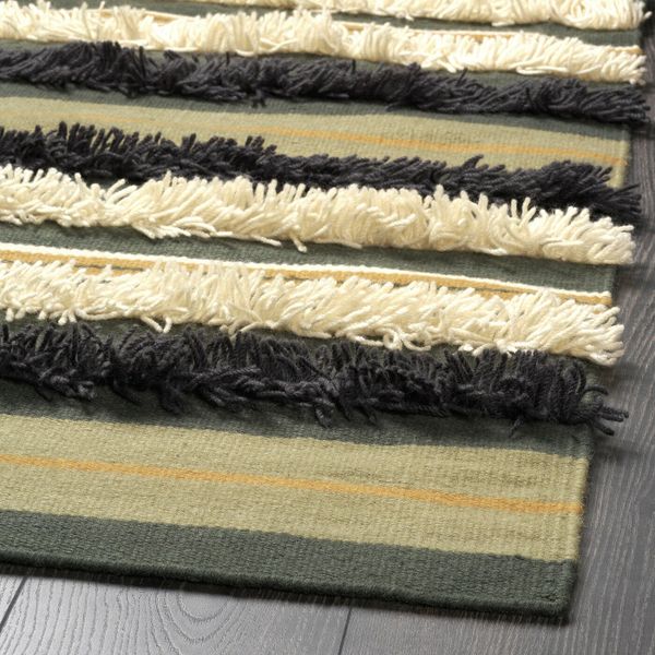 Ковер безворсовый, в полоску 170x240 см IKEA DEKORERA ДЕКОРЕРА 904.722.17 - фото 3