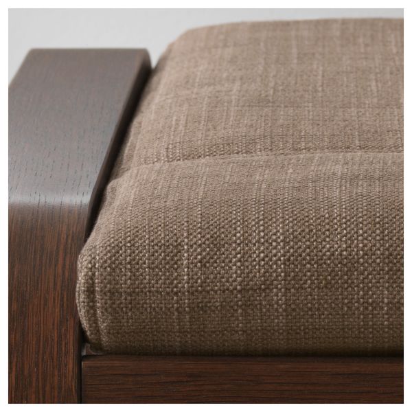 Табурет для ног ПОЭНГ, коричневый, Исунда коричневый - фото 3