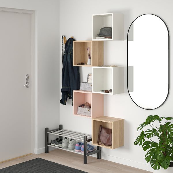 Комбинация для хранения, разноцветный/бледно-розовый IKEA EKET ЭКЕТ 894.424.10 - фото 2