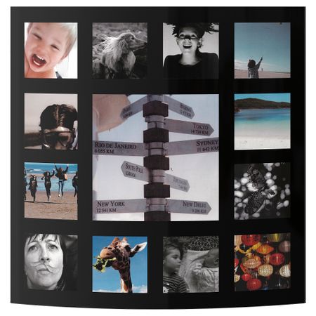 Рама для 13 фотографий ГУДБИ, черный (43x43 см)