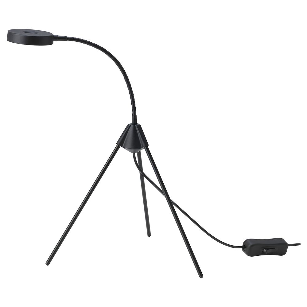 Настольная лампа, светодиодная, черный IKEA TRETTIOTRE ТРЕТТИОТРЕ 704.784.61 - фото 1