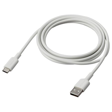 Кабель USB-A–USB-C, белый, 2 м IKEA SITTBRUNN 905.876.85