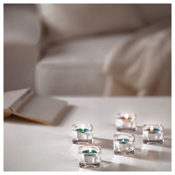 Свеча греющая ароматическая СИНЛИГ, бирюзовый морской бриз, бирюзовый - фото 2