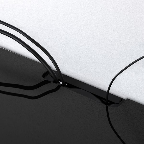 Верхняя панель для ТВ, стекло черный, 180x40 см IKEA BESTÅ БЕСТО 002.953.04 - фото 4