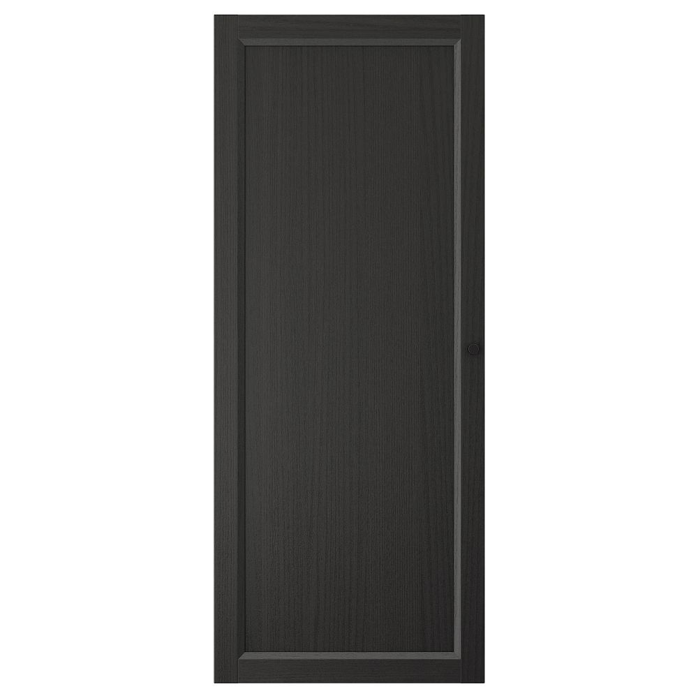 Дверь, 40x97 см, черно-коричневый IKEA OXBERG ОКСБЕРГ 802.755.71 - фото 1