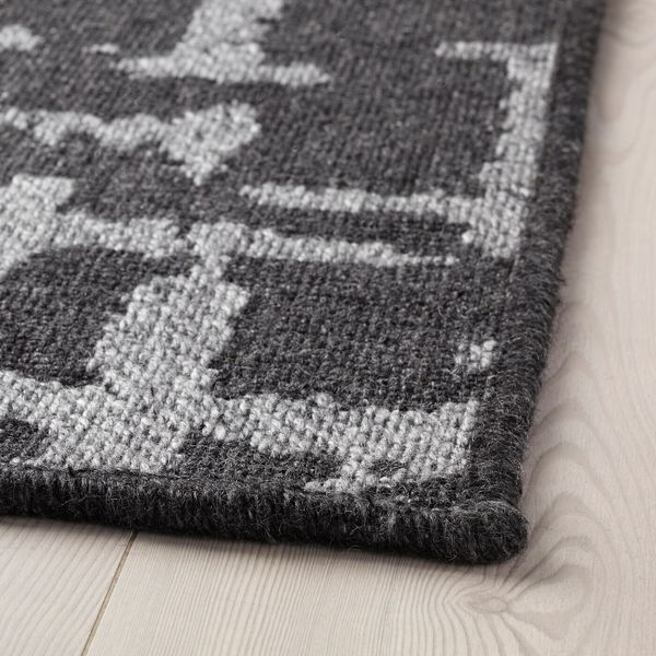 Ковер безворсовый, темно-серый 165x240 см IKEA ГЛУМСЁ 604.079.64 - фото 2