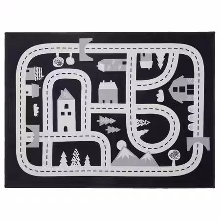 MARKKRYPARE МАРККРЮПАРЕ Ковер - темно-серый 74x100 см