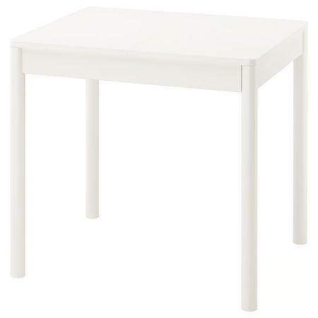 TONSTAD Раздвижной стол - белый с оттенком 80/120x70 см