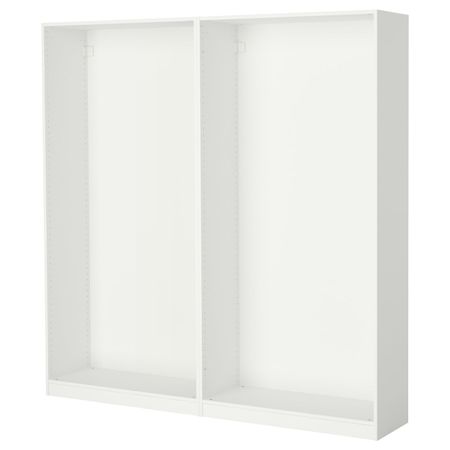 2 каркаса гардеробов, белый 200x35x201 см IKEA PAX ПАКС 898.953.07