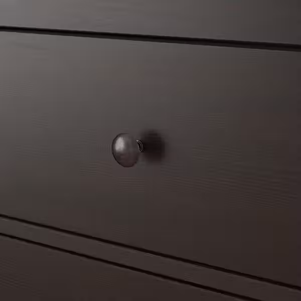 HEMNES Комод с 2 ящиками - черно-коричневый 54x66 см - фото 4