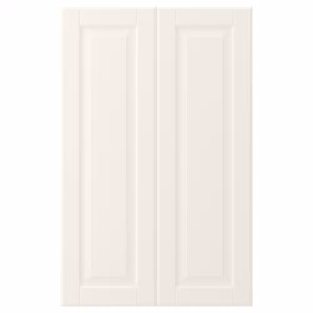 BODBYN Дверца д/напольн углового шк, 2шт - белый с оттенком 25x80 см - фото 1