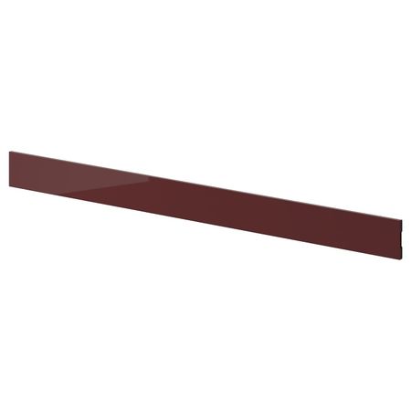 Цоколь, глянцевый темный красно-коричневый 220x8 см IKEA KALLARP КАЛЛАРП 204.348.70