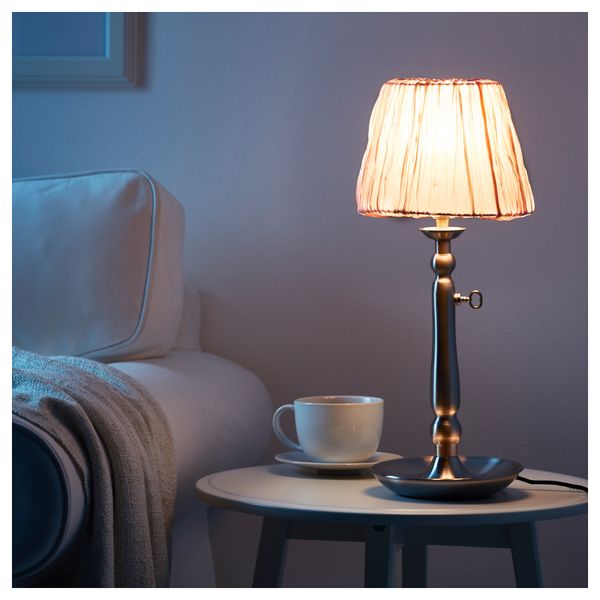 Абажур ХЕМСТА, розовый - схема-чертеж с размерами