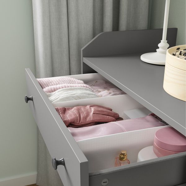 Ящик с отделениями, белый 34x51x10 см IKEA STUK СТУК 304.744.41 - фото 3