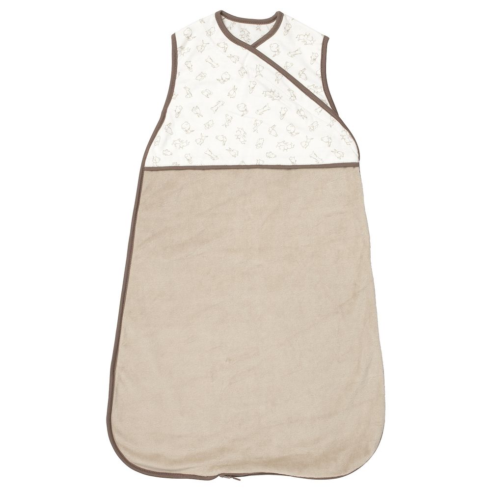 Спальный конверт, бежевый/орнамент «кролики» 0-6 IKEA RÖDHAKE РЁДХАКЕ 404.401.63 - фото 1