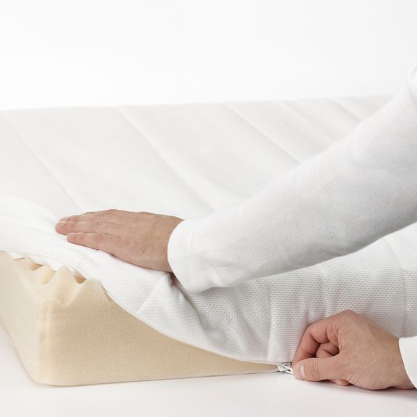 Пенополиуретановый матрас, 90x200 см, жесткий, белый IKEA ÅSVANG ОСВАНГ 504.813.89 - фото 8