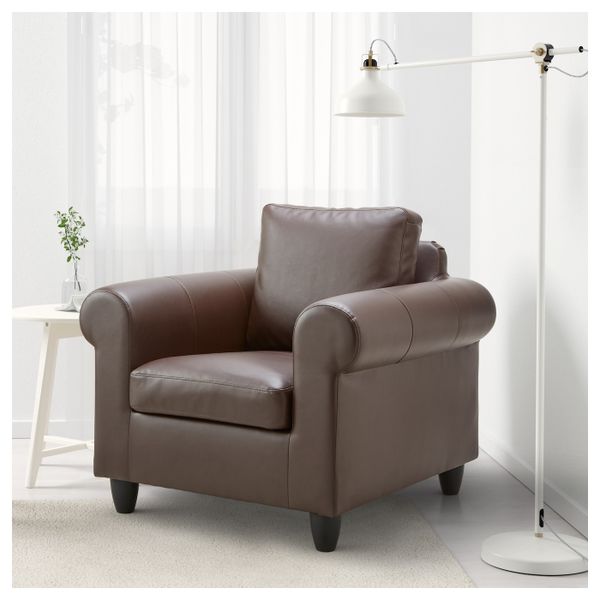 Кресло, Кимстад темно-коричневый IKEA ФИКСХУЛЬТ 203.531.90 - фото 2