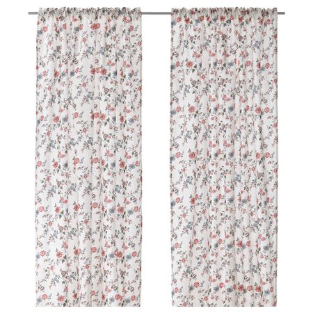 Гардины, 1 пара РАПУНКЕЛЬ, цветок (145x300 см)