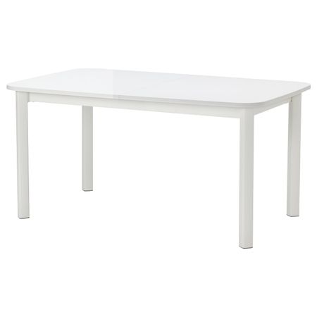 Раздвижной стол, белый 150/205/260x95 см IKEA STRANDTORP СТРАНДТОРП 004.872.80