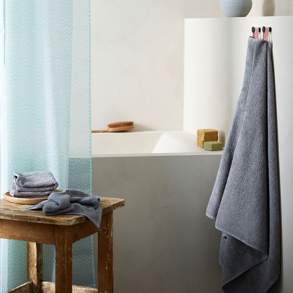 Штора для ванной, белый, бирюзовый, 180x200 см IKEA RÅNEÄLVEN РОНЭЛЬВЕН 505.128.52 - схема-чертеж с размерами