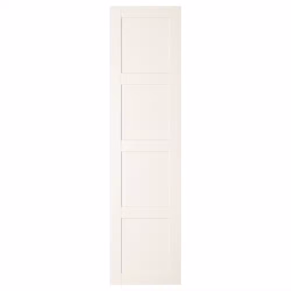 BERGSBO Дверца с петлями - белый 50x195 см - фото 1