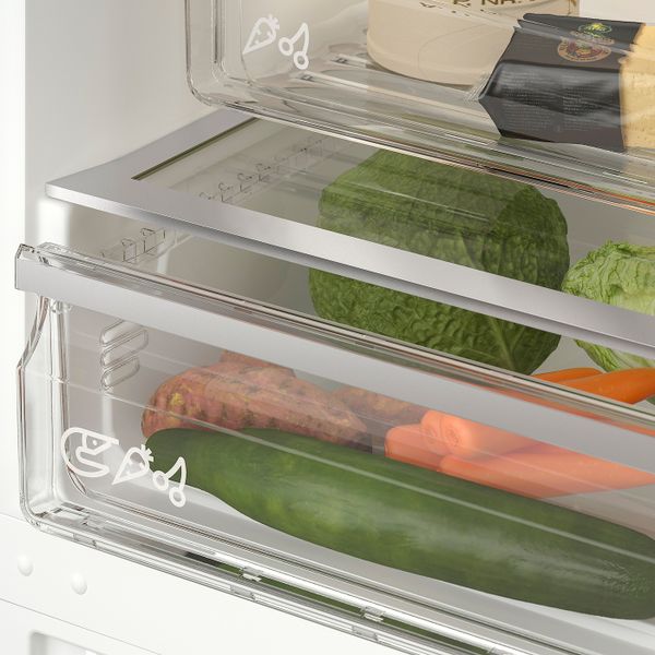 Холодильник морозильник, ИКЕА 700 отдельно стоящий/цвет нержавеющей стали 240/76 л IKEA VÄLGÅNG ВЭЛГОНГ 104.948.31 - фото 3