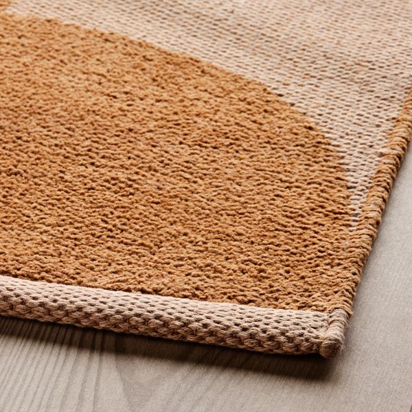 Ковер безворсовый, светло-коричневый 133x195 см IKEA RÖDASK РЁДАСК 304.876.22 - фото 2