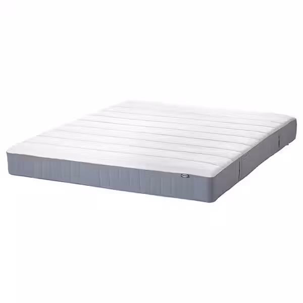 VESTERÖY Матрас с пружинами карманного типа - очень жесткий/голубой 180x200 см - фото 1