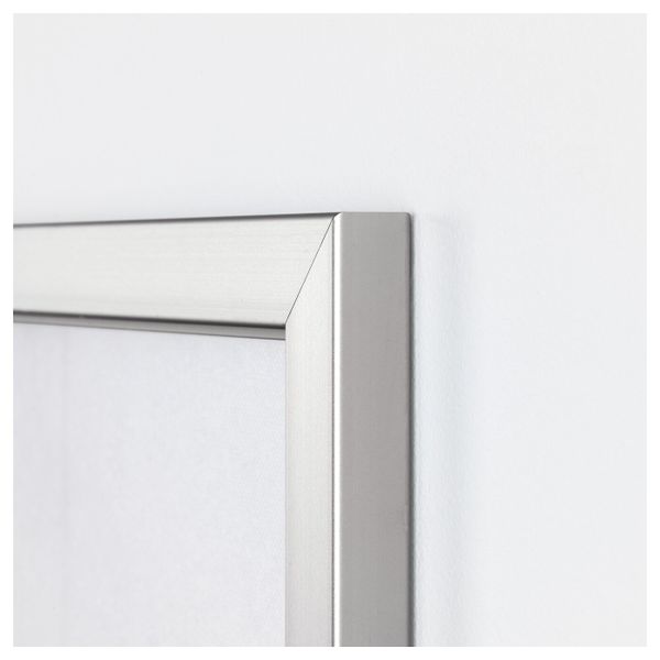 Картина с рамой, карта мира, цвет алюминия 200x140 см IKEA БЬЁРКСТА 192.072.70 - фото 3