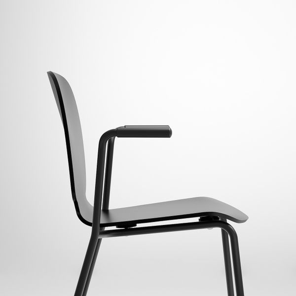 Легкое кресло, черный, Дитмар черный IKEA СВЕН-БЕРТИЛЬ 092.271.84 - схема-чертеж с размерами