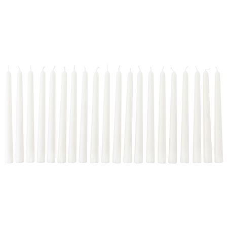 Неароматическая свеча ВИНТЕР 2016, белый (23 см)