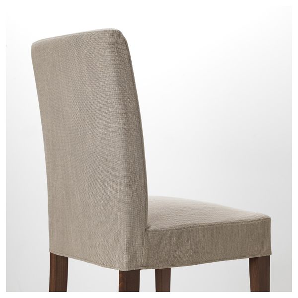 Стул, коричневый, Нольхага серо-бежевый IKEA ХЕНРИКСДАЛЬ 992.271.65 - фото 5