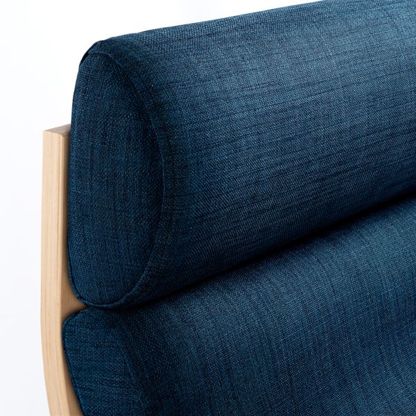 Кресло-качалка, береза/Шифтебу темно-синий IKEA POÄNG ПОЭНГ 893.987.61 - фото 4