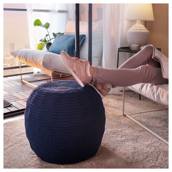 Пуф для дома/сада, синий 48 см IKEA ОТТЕРЁН / ИННЕРСКЭР 692.875.61 - фото 5