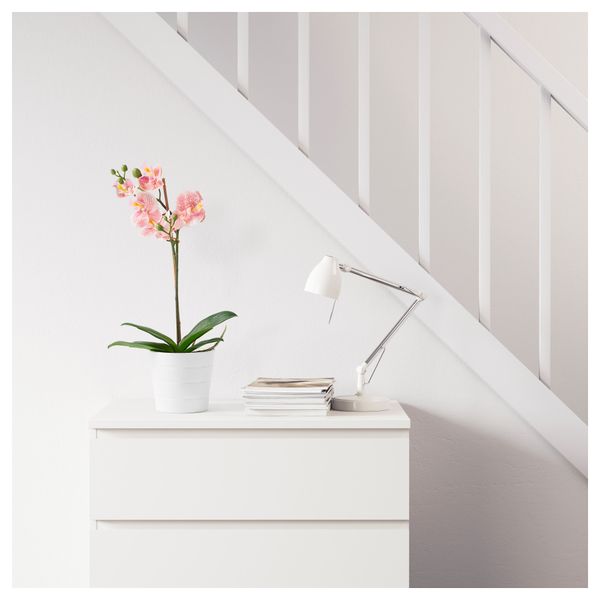 Искусственное растение в горшке ФЕЙКА, Орхидея розовый (9 см) - фото 2