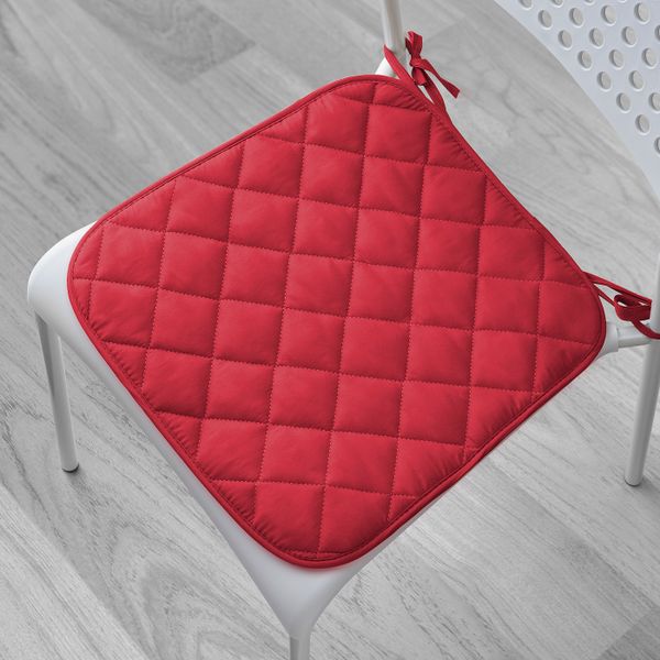 Подушка на стул, красный 38/35x38x2 см IKEA СИТА 904.690.74 - фото 2