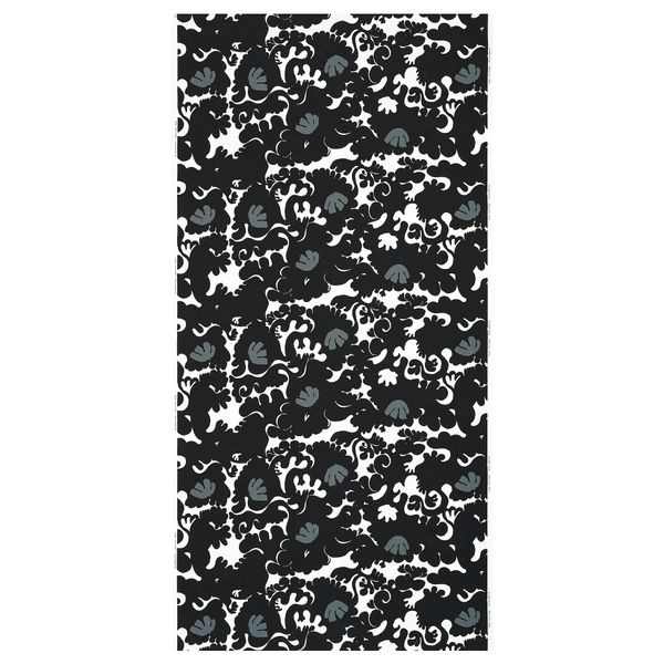 Отрез ткани, черный-белый, 150x300 см IKEA STRECKFLY 205.553.10 - фото 2