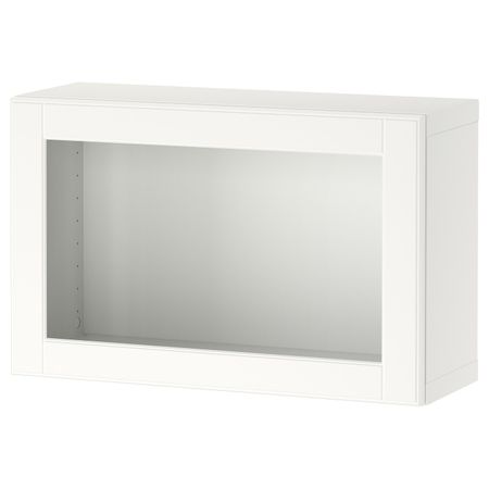 Комбинация настенных шкафов, белый/оствик белый 60x22x38 см IKEA BESTÅ БЕСТО 594.412.66