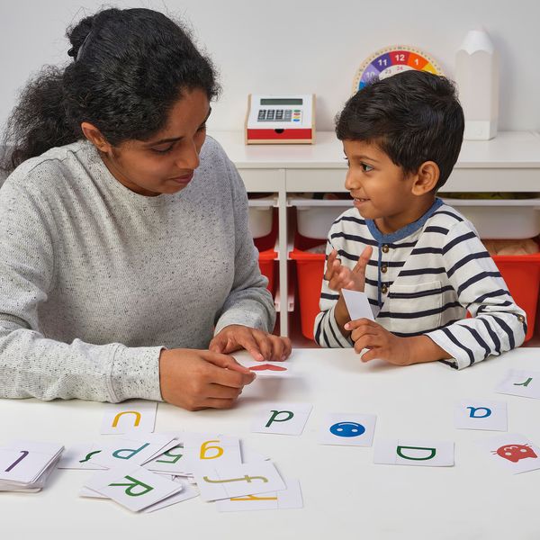 UNDERHÅLLA Карточки с буквами/цифрами/значками - фото 3