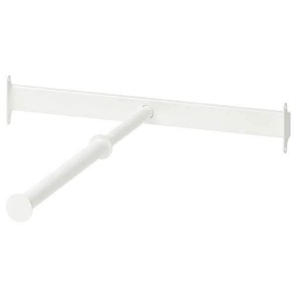 Выдвижная платяная штанга, белый, 50x35 см IKEA КОМПЛИМЕНТ 303.666.01 - фото 1